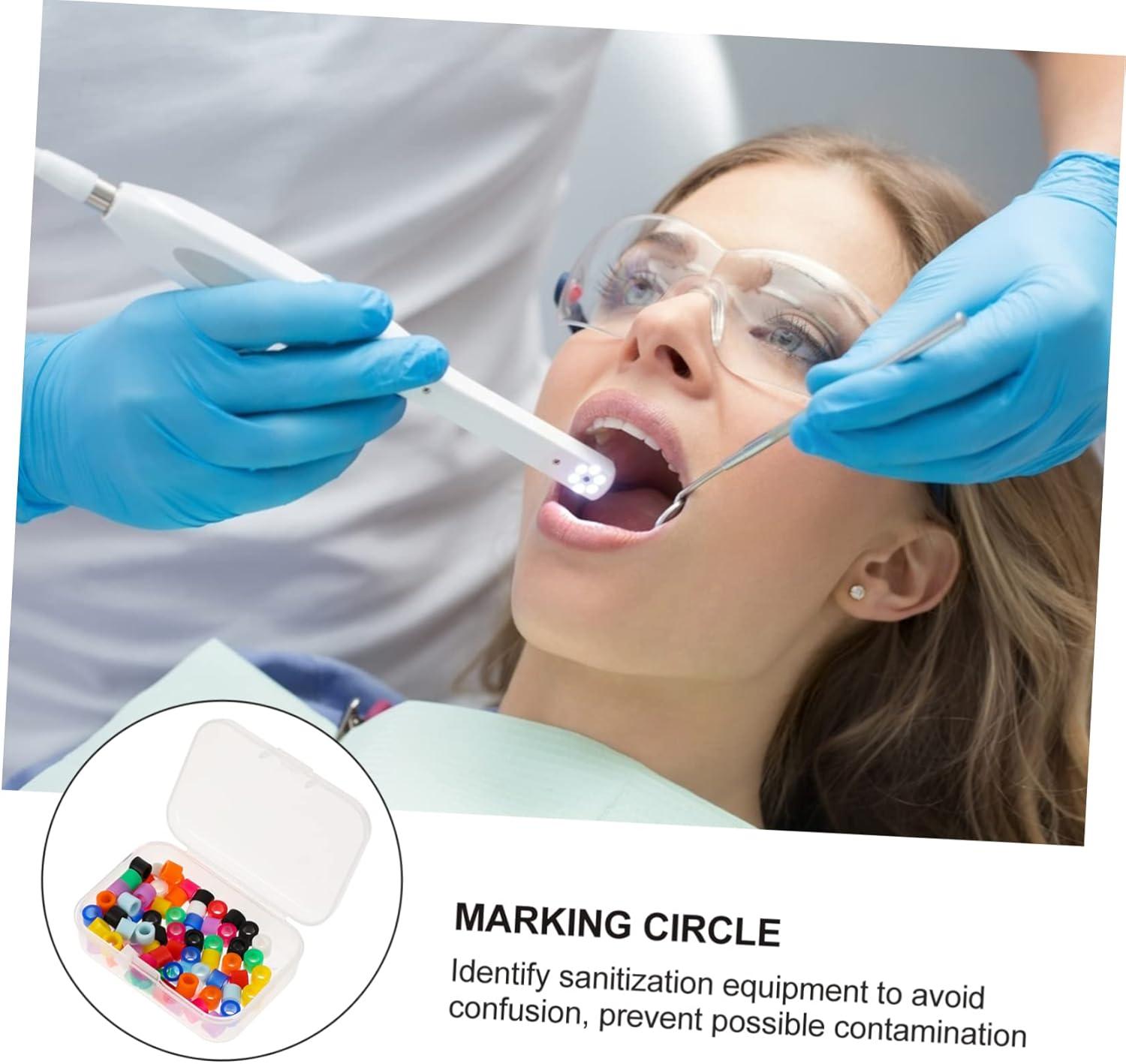 Buy Gleavi 800 STK Non-Toxic Tooth Color Code Silicone Instrumenting ...