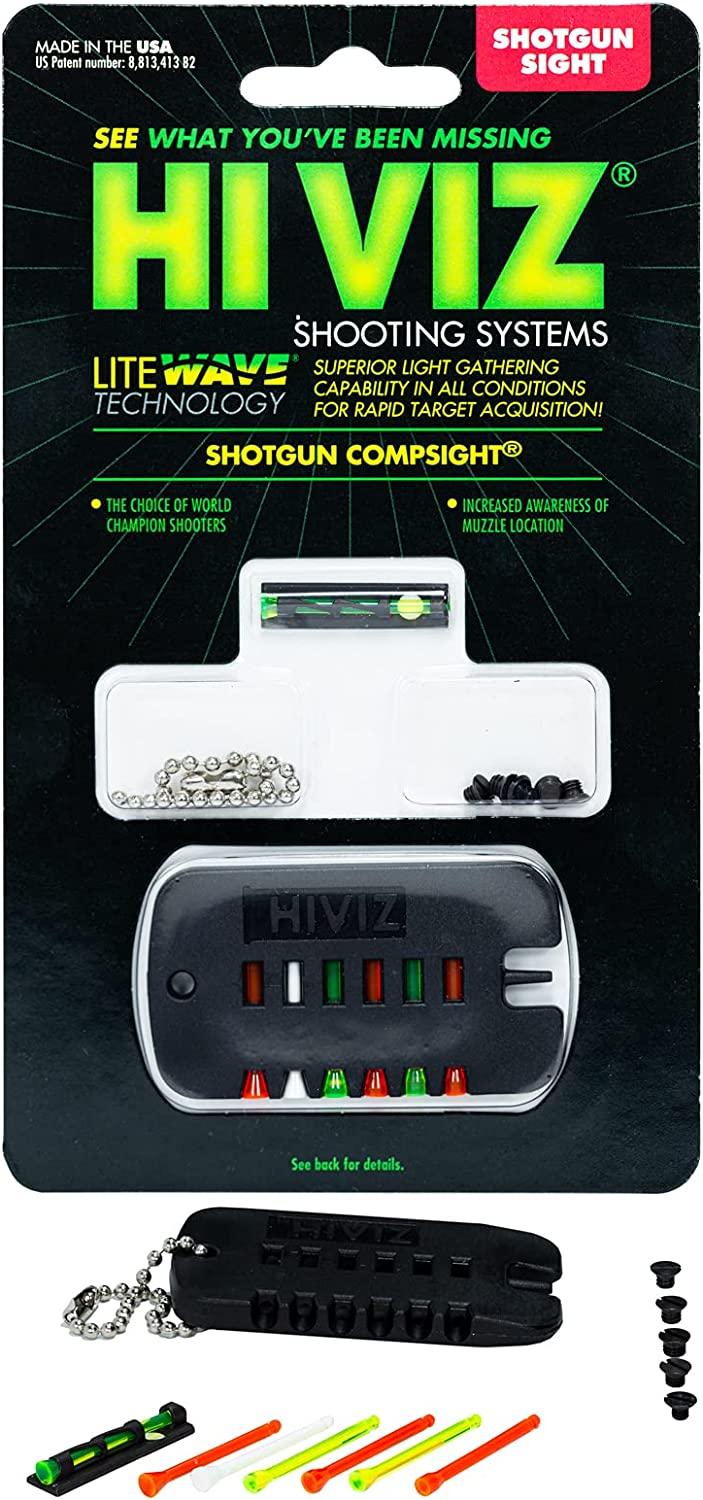 HIVIZ PMLW01 Litewave Front Sight & Compsight Bead Replacement in Black