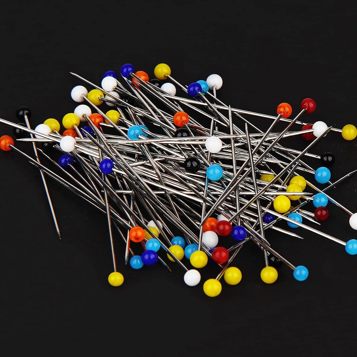 800pcs Sewing Pins for Fabric - Cuttte 8 Boxes Straight Pins with Colored  Ball Glass Heads 1.5inch Long Quilting Pins for Sewing Fabric Pins for  Crafts Dressmaker DIY Decoration Multicolor