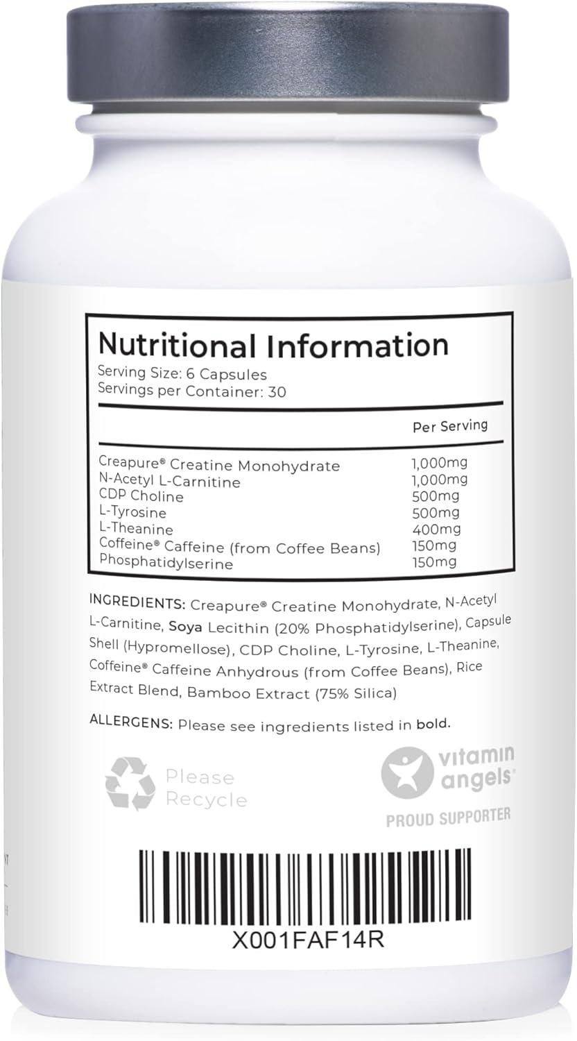 Cognitive Enhance Nootropic by LLS | 180 Capsules - 30 Servings | Brain  Boosting Formula with Creatine, Acetyl L-Carnitine & More | Love Life  Supplements | Buy Now with Express International Delivery