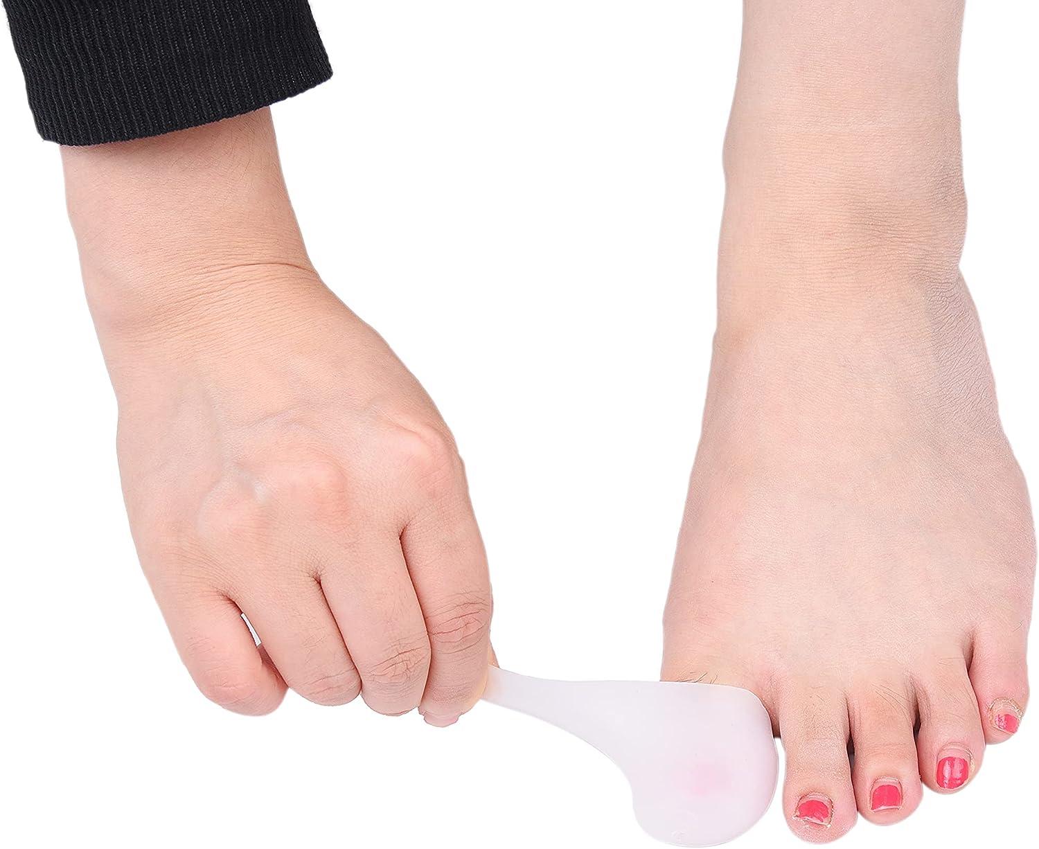 Toe Tube Caps 20 Soft Silicone Sleeves Offers Pain/Friction