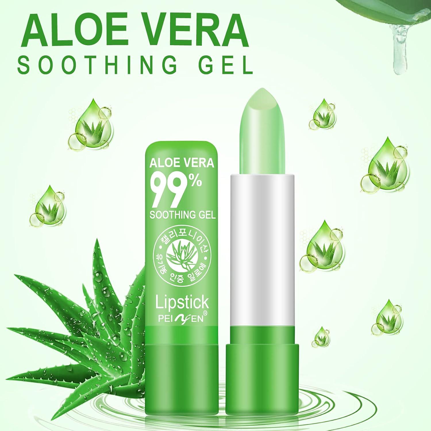 Aloe Vera Lipstick Set - Magic Temperature Color Change Lip Balm  Long-Lasting Nourishing Lip Gloss (3 Pieces) - Shop Internationally! | Buy  Now with Express International Delivery | GoSupps.com