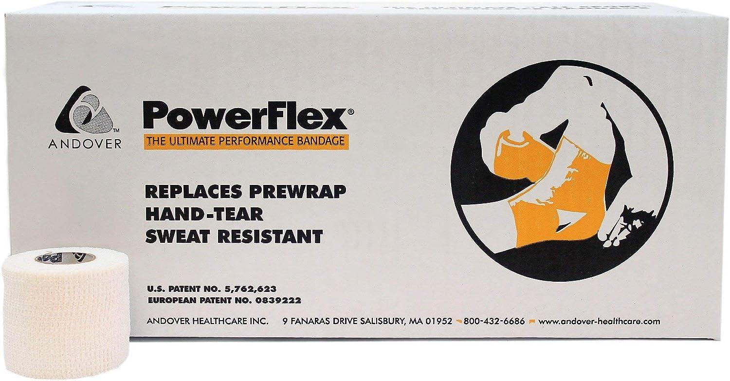 Powerflex 2 Stretch Athletic Tape 6 Rolls White