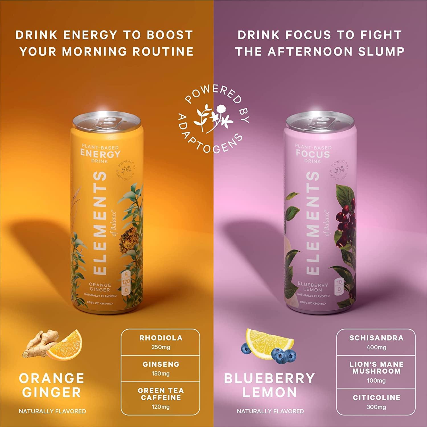 Elements of Balance Adaptogen Variety Pack Calm, Sleep, Focus, Energy