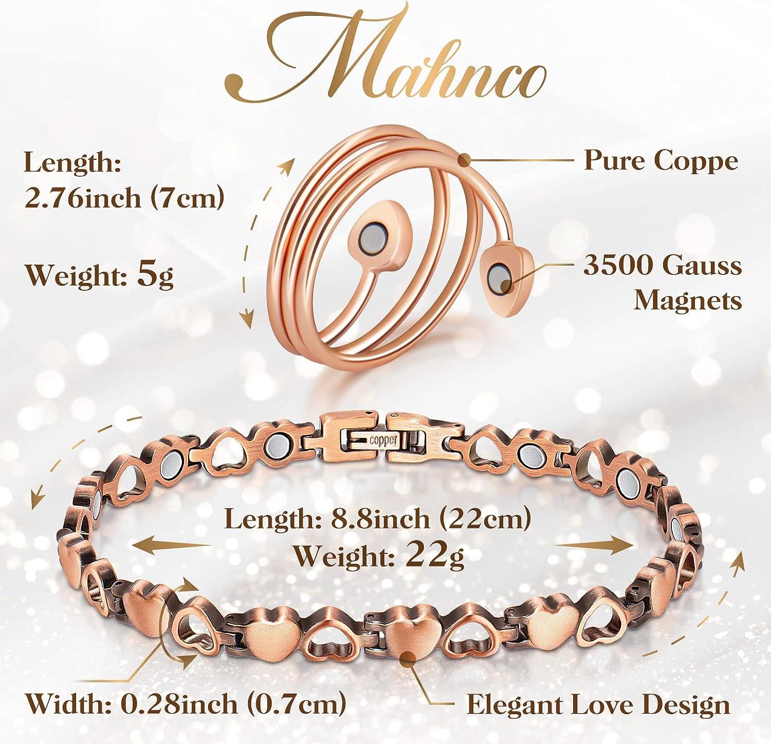 RainSo Women Crystal Pure Copper Magnetic Bracelets India | Ubuy
