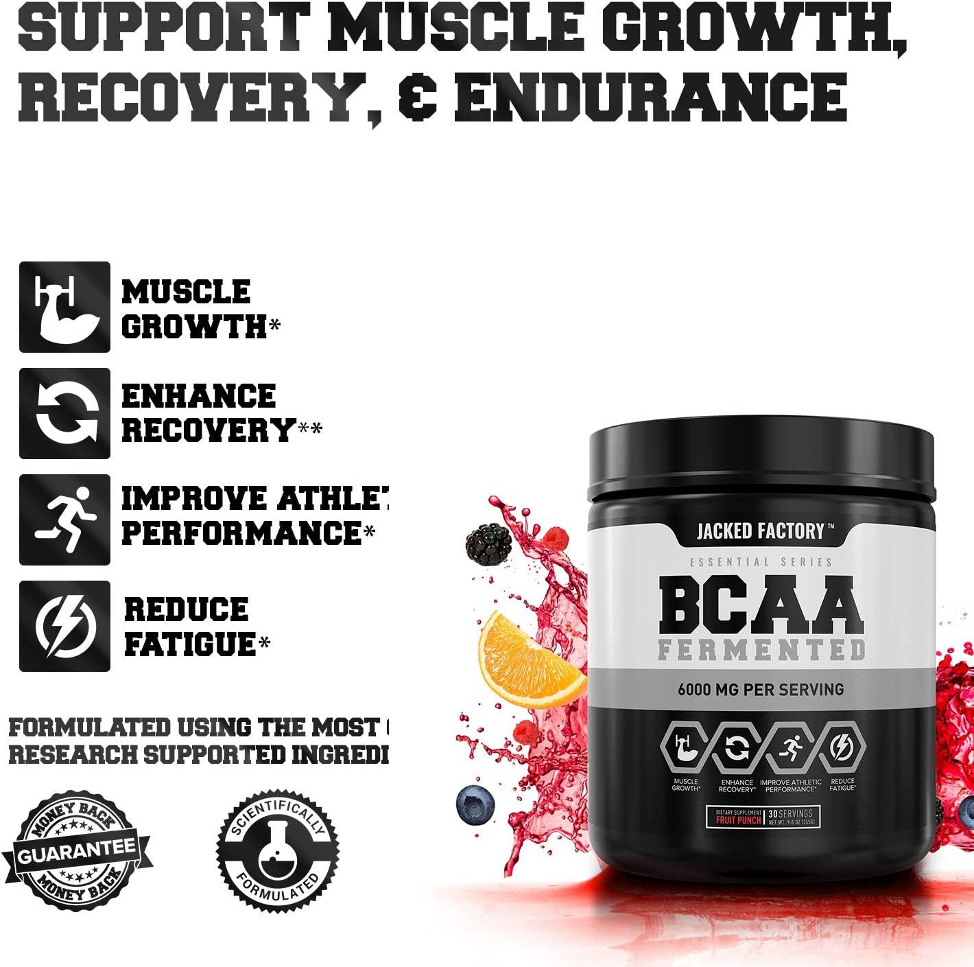 BCAA Powder (Fermented) 6g Branched Chain Essential Amino Acid