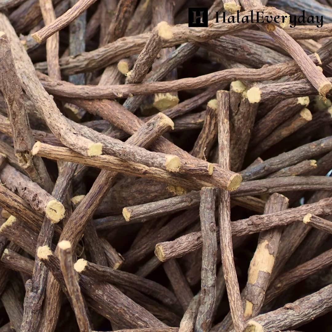 Natural Licorice Root Sticks 100 Grams (1/4 lb) Approximately 1015 Sticks Individual Sticks
