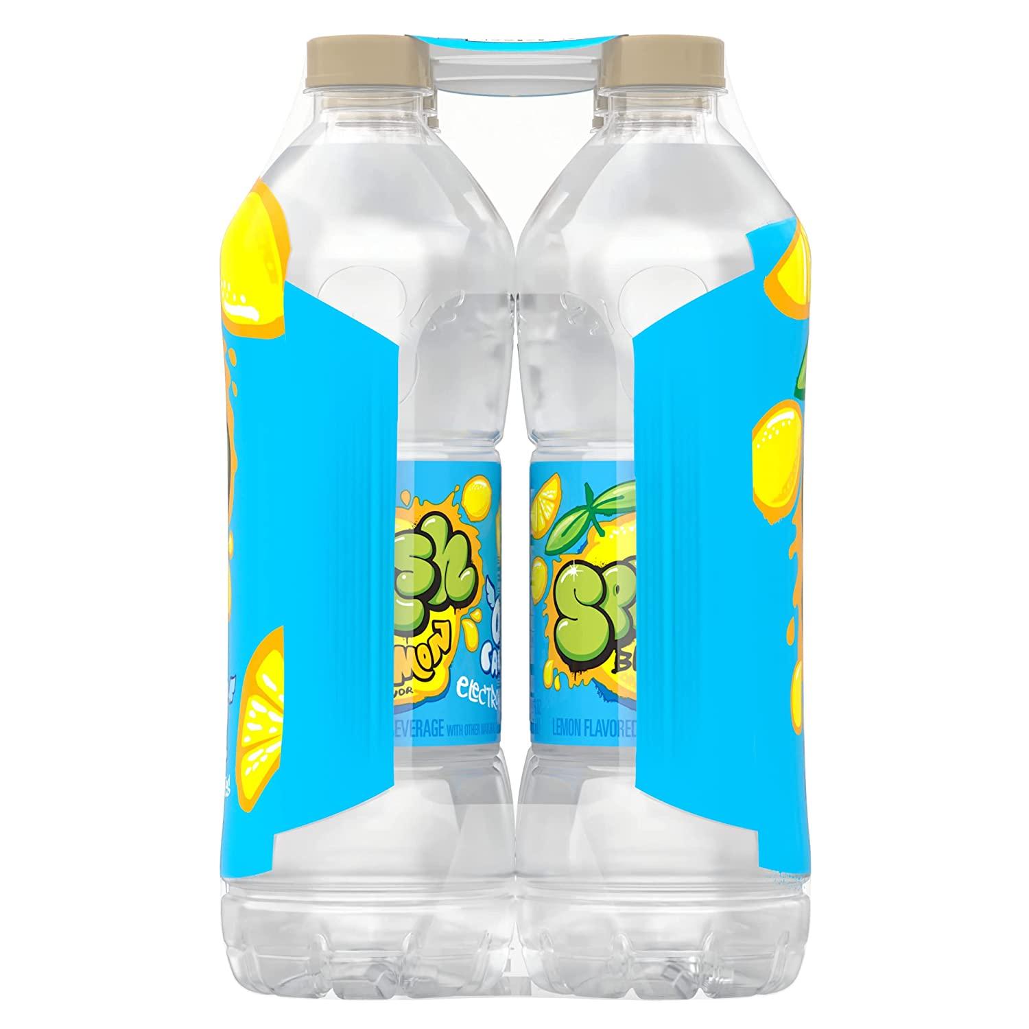 Splash Blast, Flavored Water Beverage, Lemon Flavor, 16.9 Fl Oz Plastic