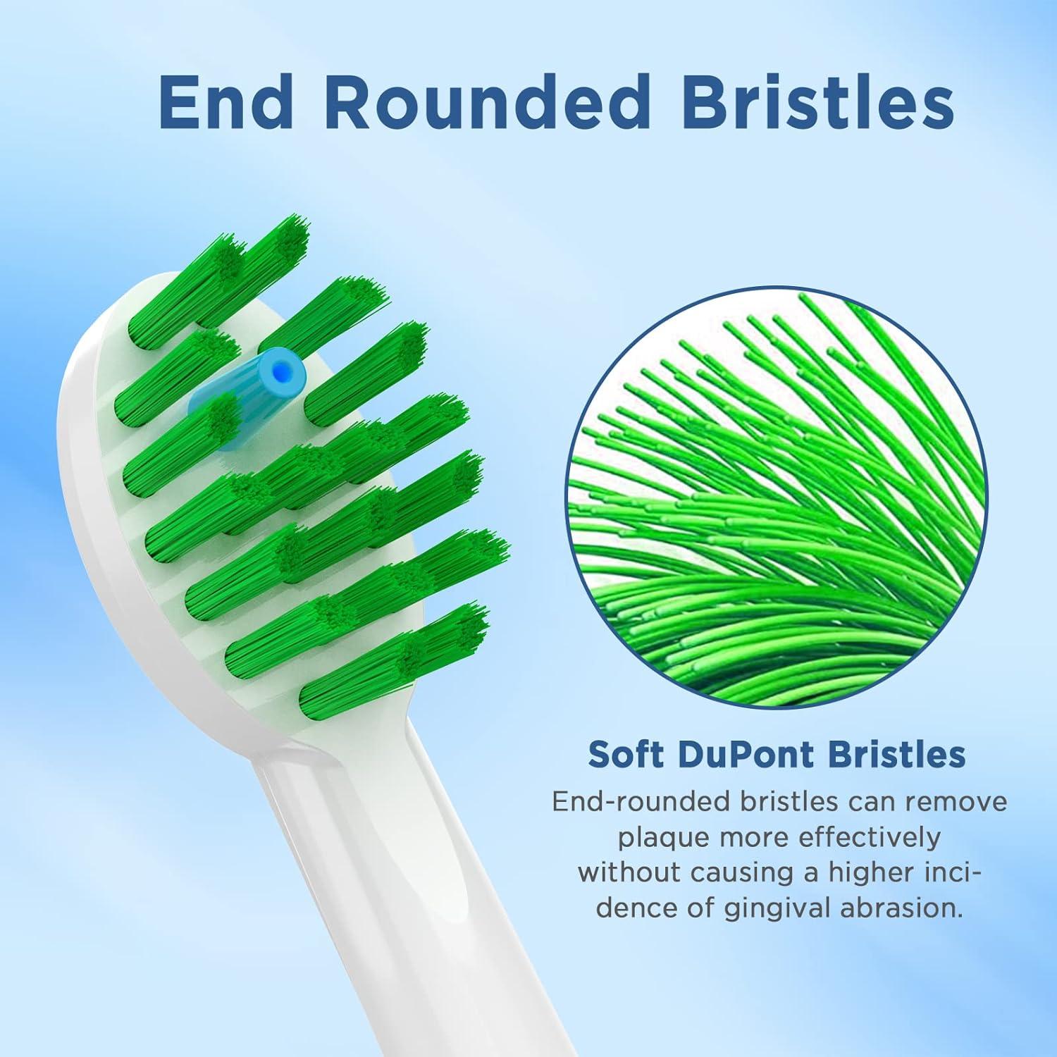 Replacement Toothbrush Heads for Water Pik Sonic Fusion (SF01 / SF02