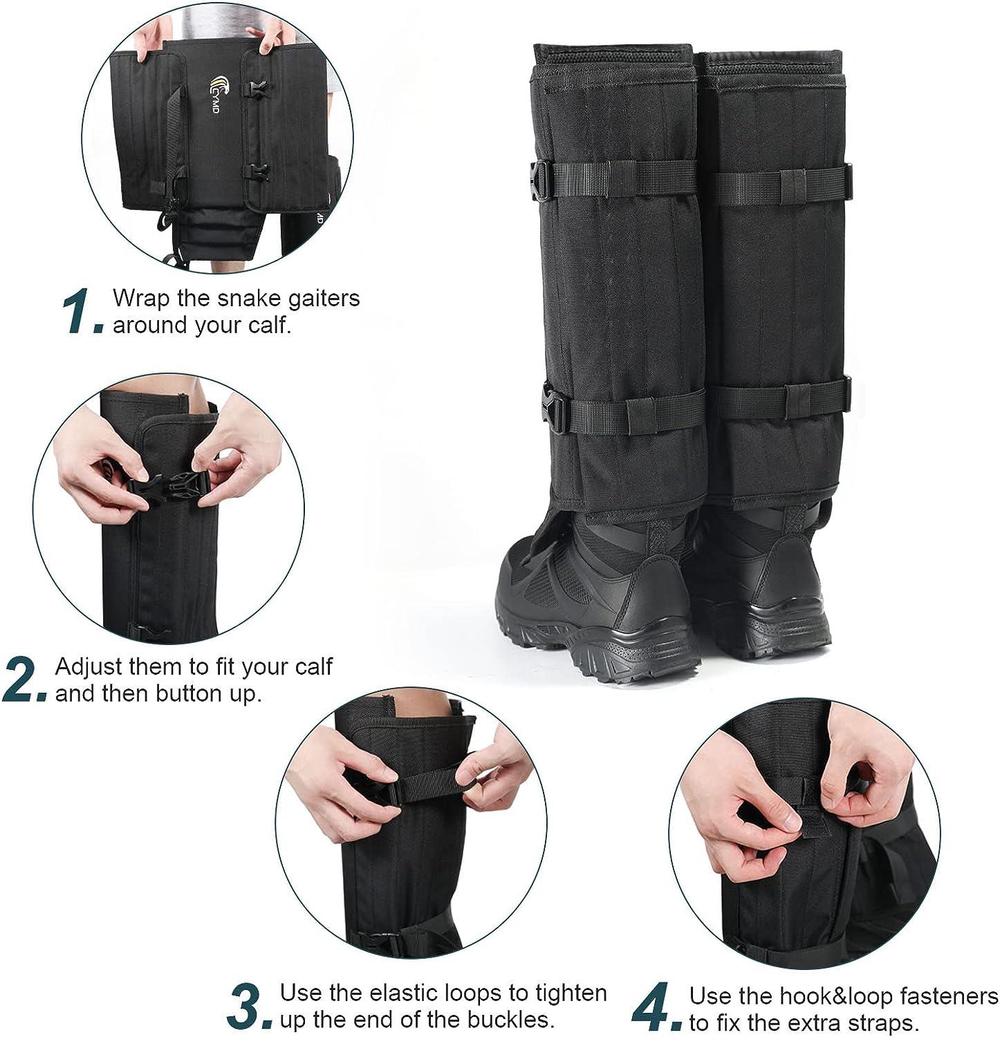 V-CHEETONG Snake Guards Anti Bite Gaiters Lower Leg Armor Snake Bite Proof Puncture Protection Gear Leggings Fit For Men & Women For Hunting Hiking - View #4
