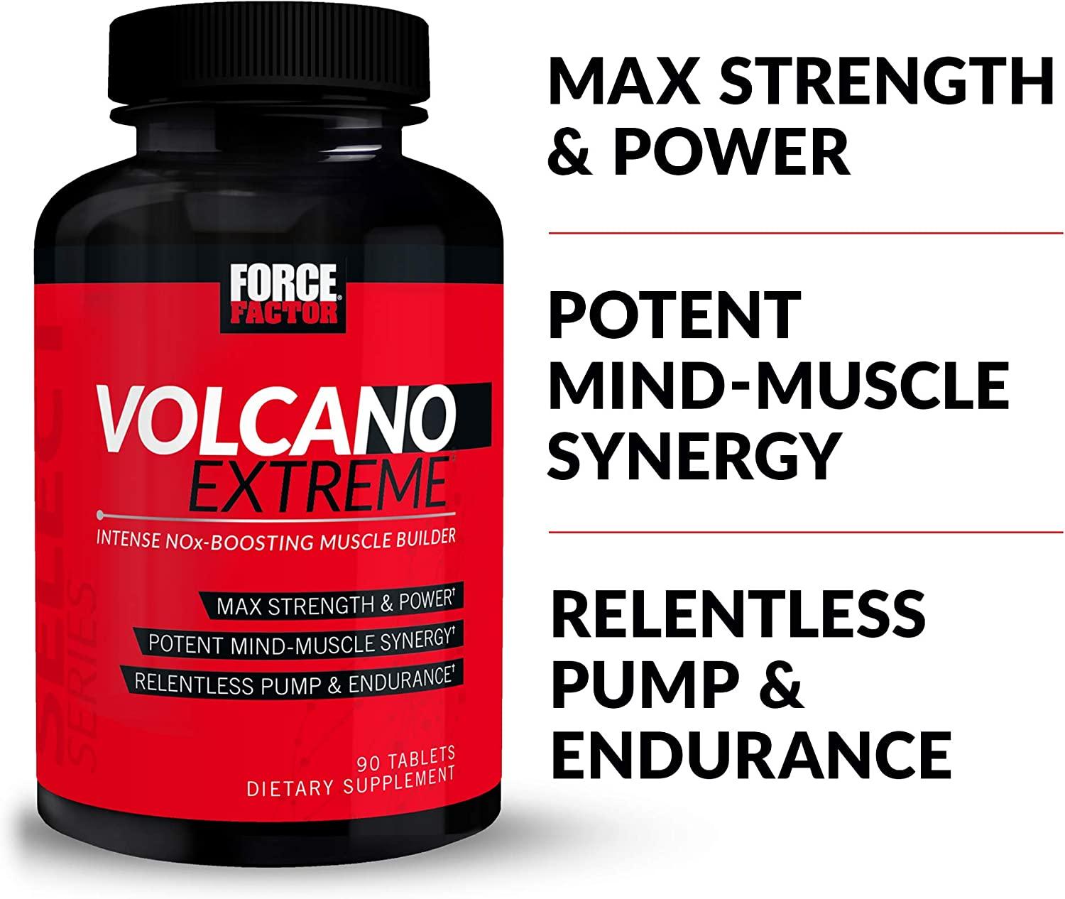 Volcano Extreme, 2Pack, Pre Workout Nitric Oxide Booster Supplement