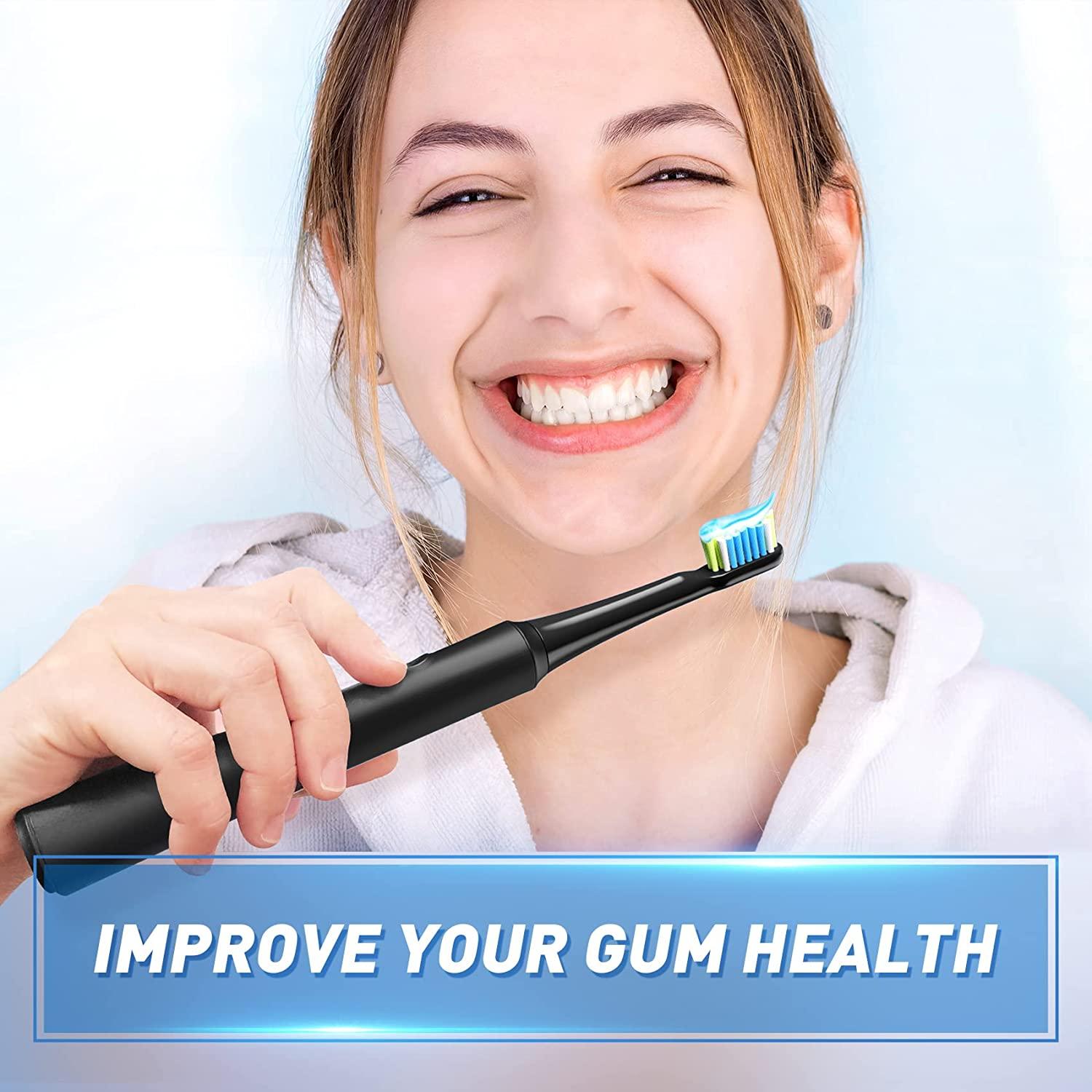 Sonic Electric Toothbrush for Adults, Rechargeable Sonic Toothbrush