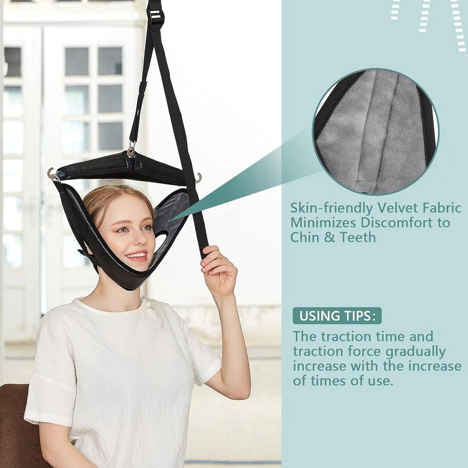 Portable Neck Traction Device | Home Cervical Traction Unit for Pain ...