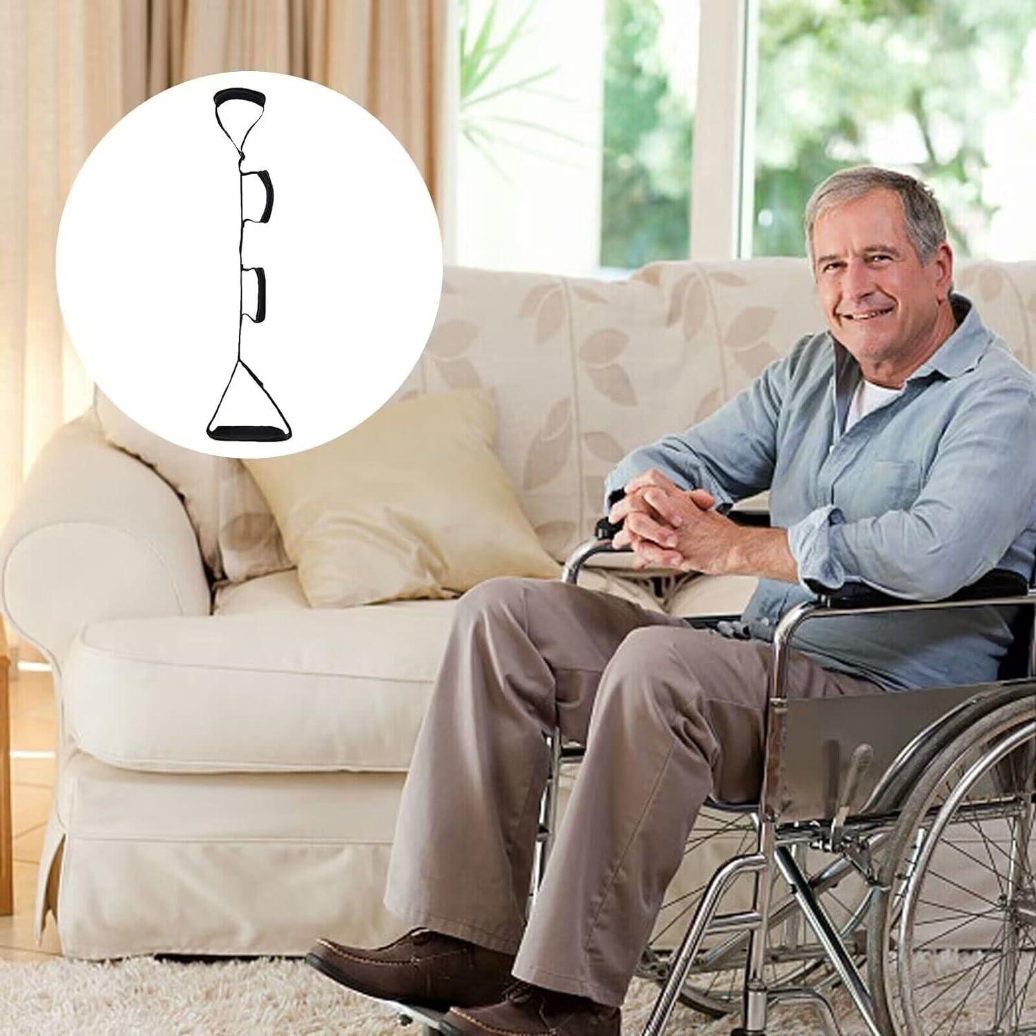 Leg Lifter Strap Foot Lifter & Hand Grip Mobility Lift Leg Raiser Aids