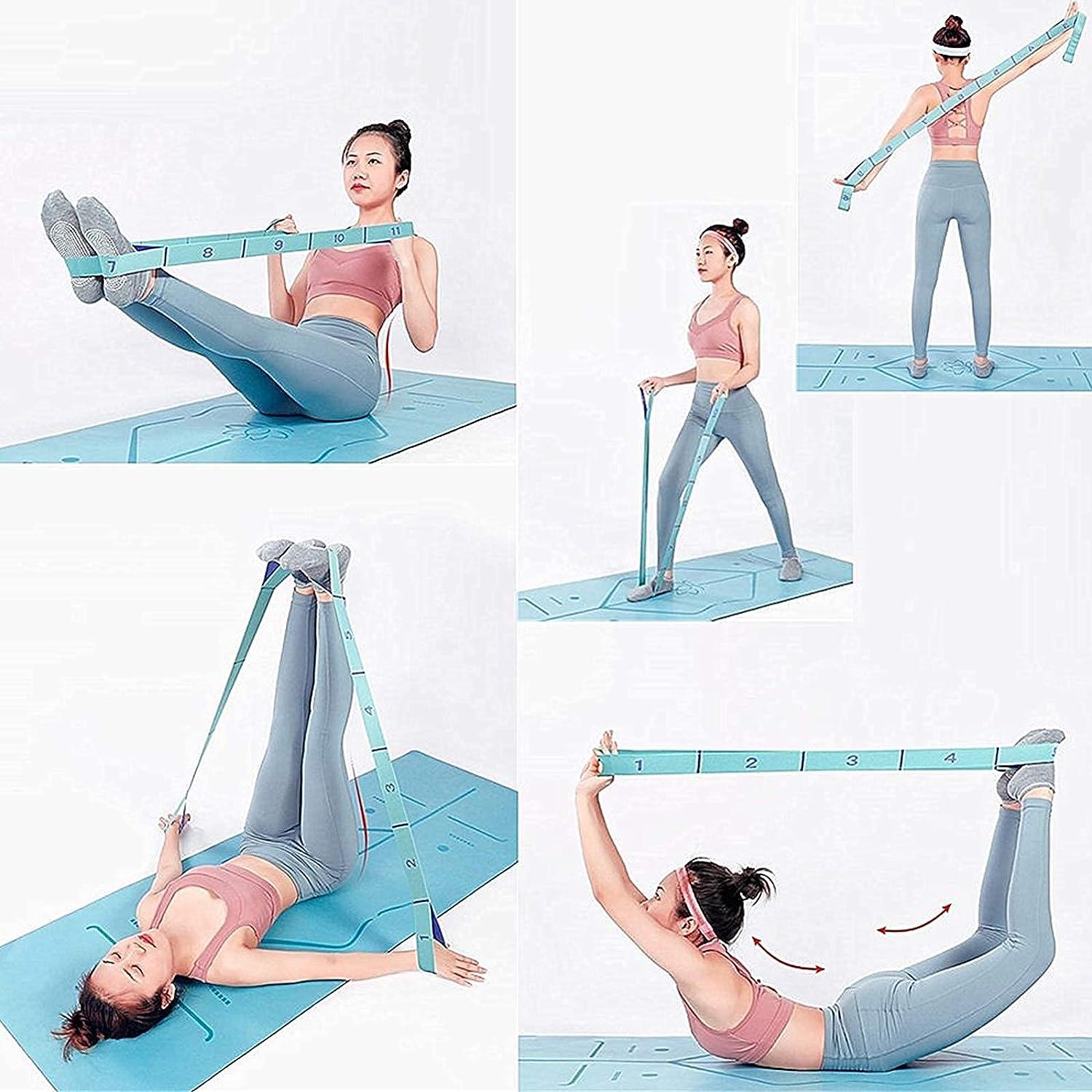 Dumbbell Rack Ankle Weights For Women 12 Loop Stretch Strap For