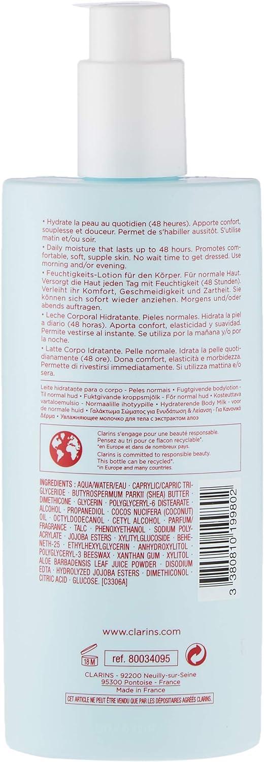 Clarins Body Smoothing Moisture Milk | Aloe Vera | 400 ml | Hydrating  Lotion | Buy Now with Express International Delivery | GoSupps.com