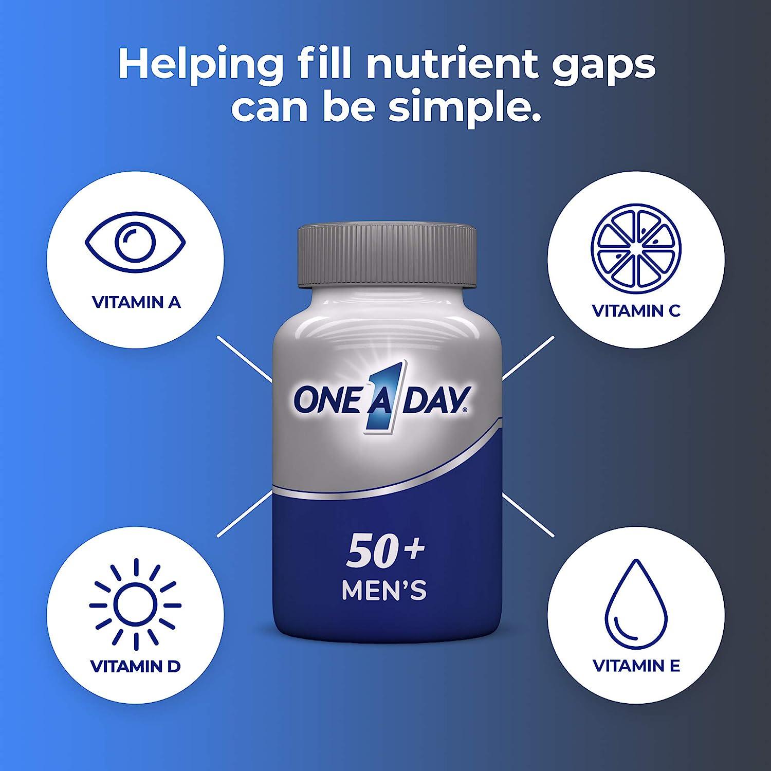 Can I Take One A Day Men's 50+ One A Day Men's 50+ Healthy Advantage Multivitamin Supplement - 200