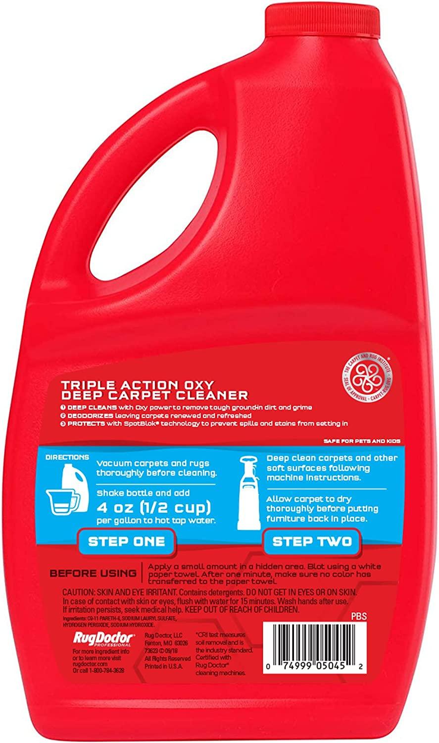 Rug Doctor Triple Action Oxy Carpet Cleaner 48 oz Deep Cleans