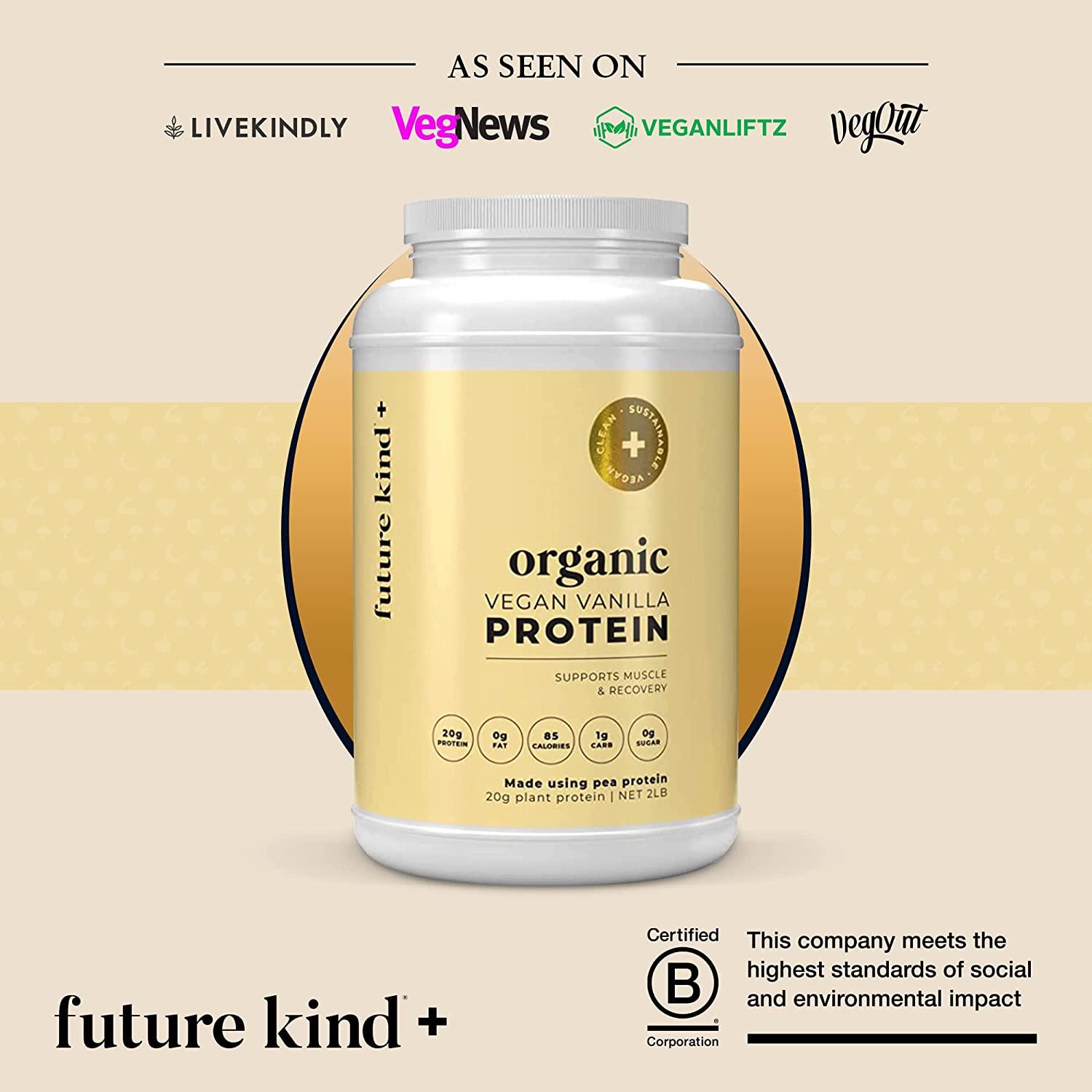 Future Kind Vegan Protein Powder PlantBased Protein Shake for Muscle
