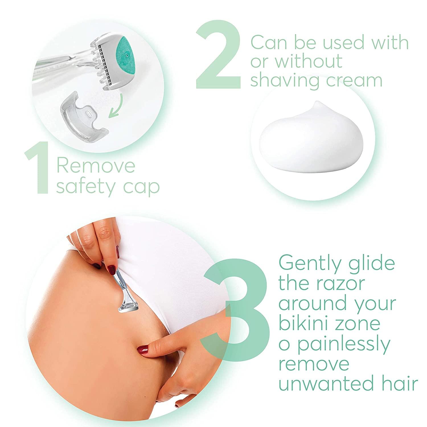 Kai About Body Bikini Shavers Gentle Razors for Shaving, Trimming