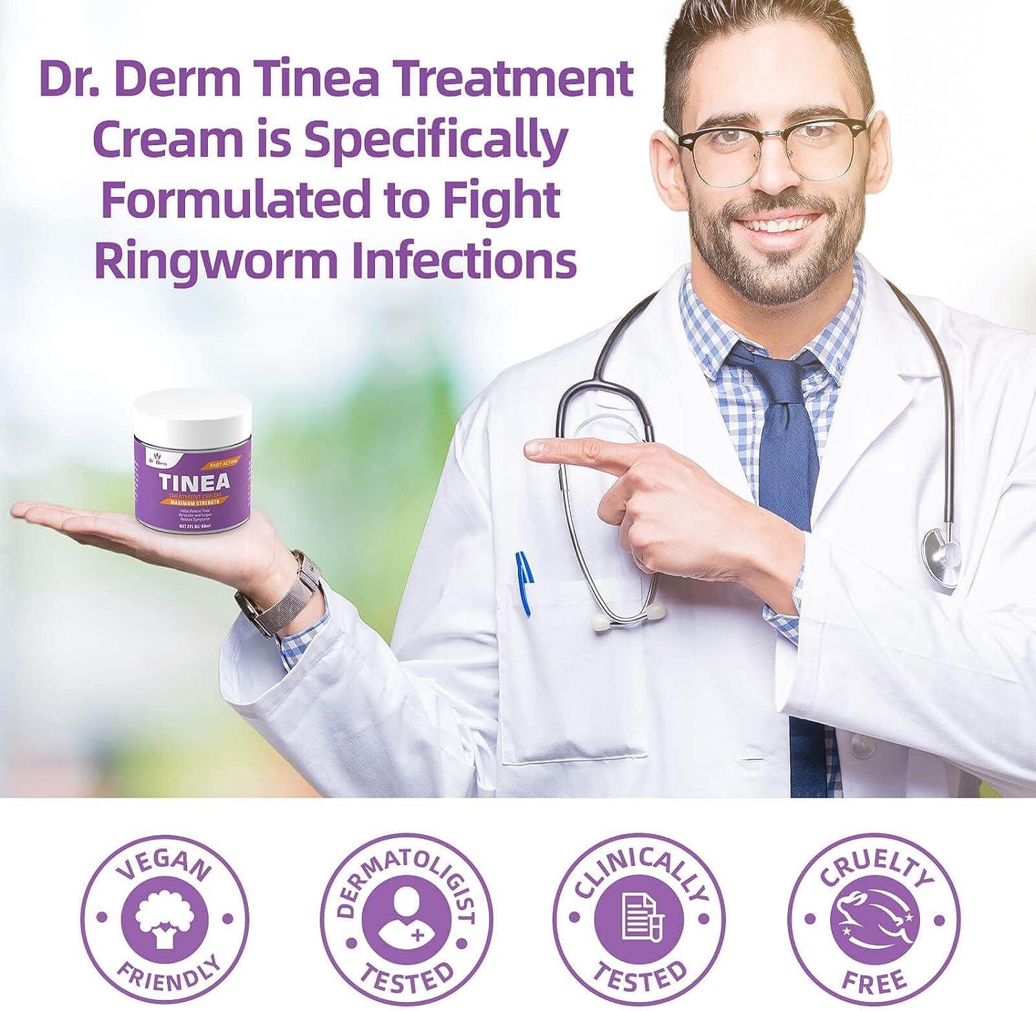 Dr Derm Tinea Versicolor Treatment Ringworm Treatment For Humans