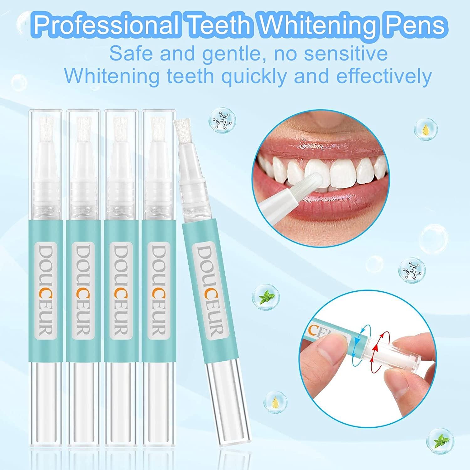 DOUCEUR Teeth Whitening Kit , Teeth Whitener with 5 Teeth Whitening