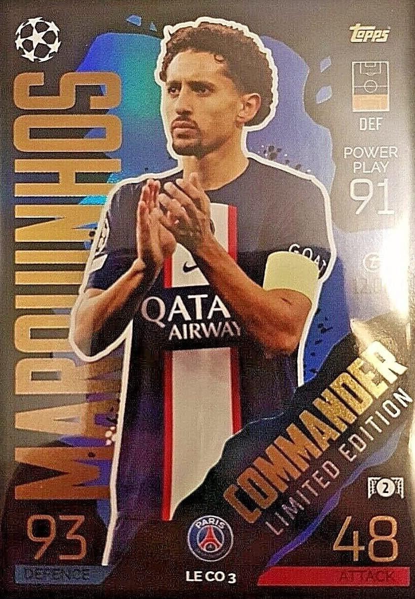 2022 2023 Topps COMMANDERS UEFA Champions League Match Attax Soccer