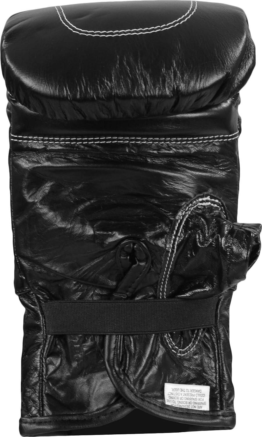 CLETO REYES Leather Boxing Bag Gloves Black Medium