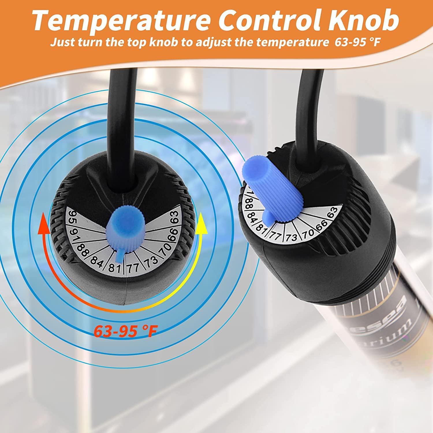 FREESEA Aquarium Fish Tank Heater 25W 50W 100W 300W Submersible