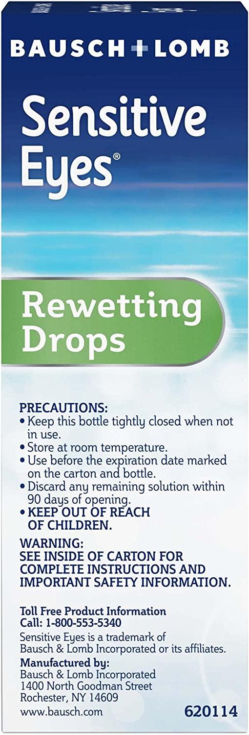 Bausch & Lomb Contact Lens Solution for Rewetting Soft Contact Lenses