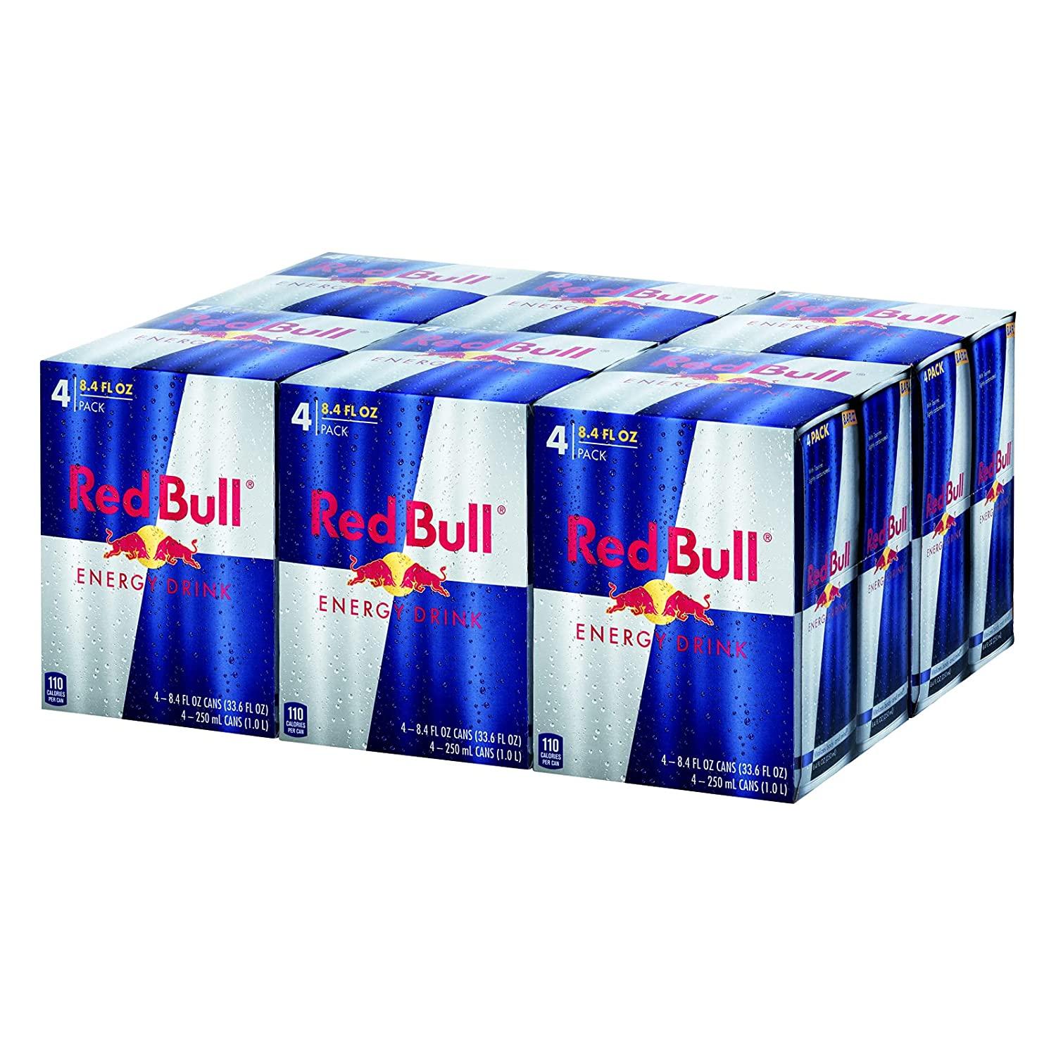 Red Bull Energy Drink, 8.4 Fl Oz (24 Pack) Original 8.4 Fl Oz (Pack 24)
