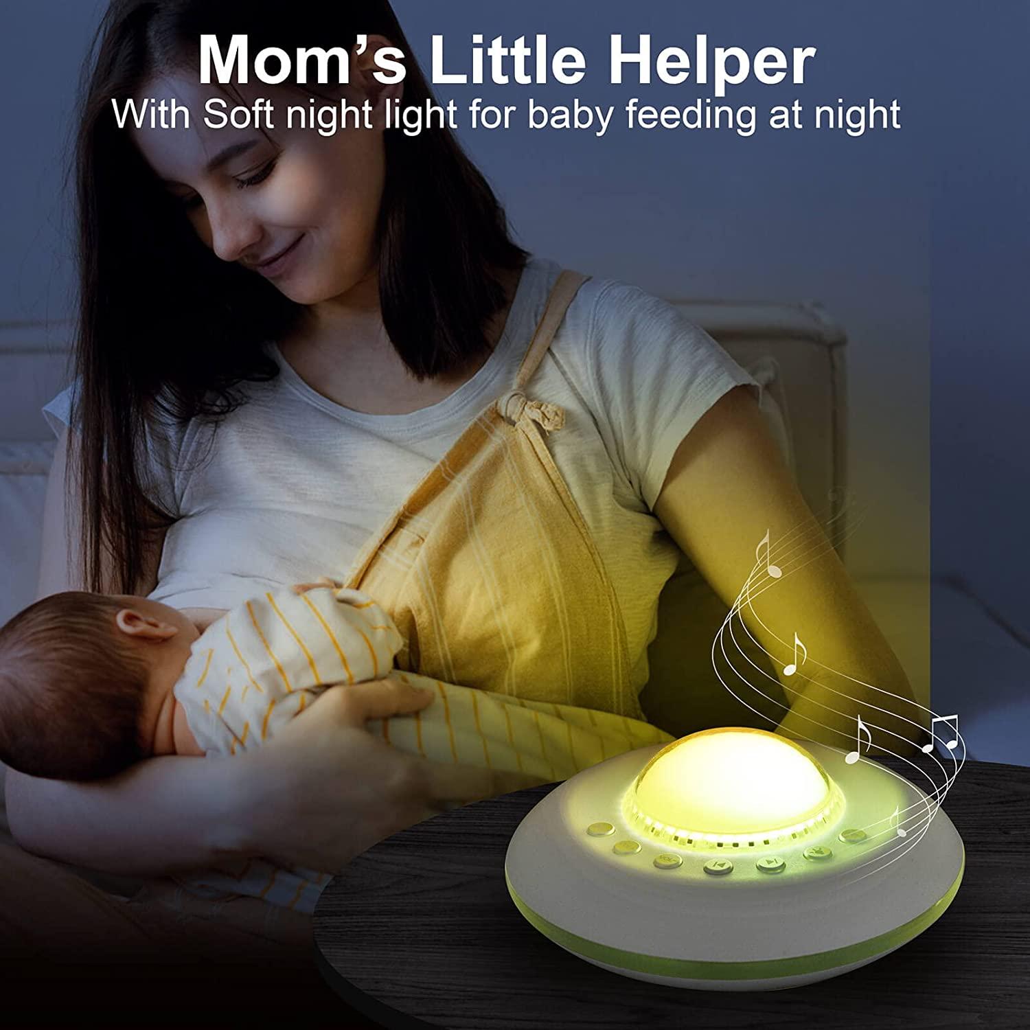 White Noise Machine for Kids, Sound Machine Baby with 7 Starry Ambient  Night Light, 28 Soothing Sounds Sleep Noise Machine Maker Ideal Gifts for  Kids