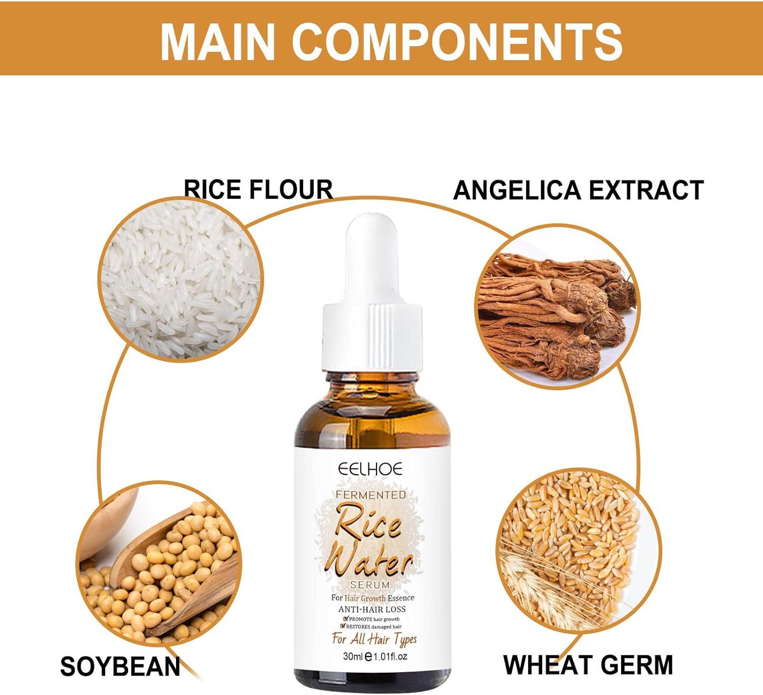 Oveallgo Puraect Pro Japanese Fermented Rice Water Serum Rice Water for