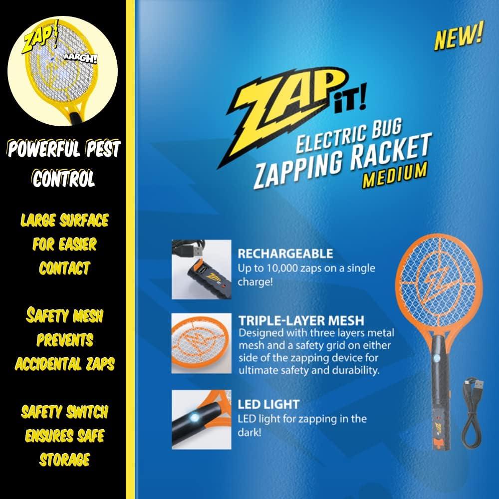 Bug Zapper Rechargeable Racket - Thumbnail 5