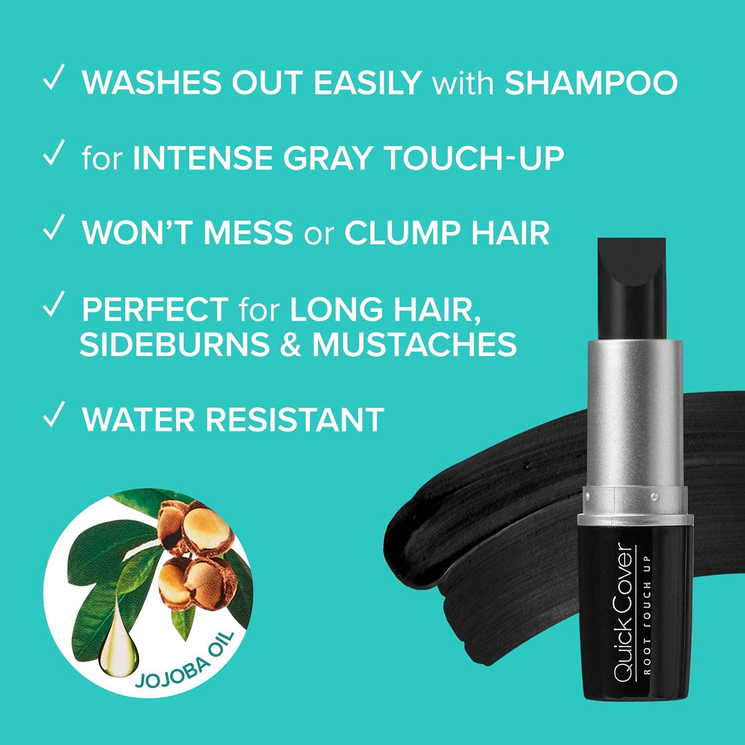 KISS Quick Cover Gray Hair Touch Up Stick (Black)