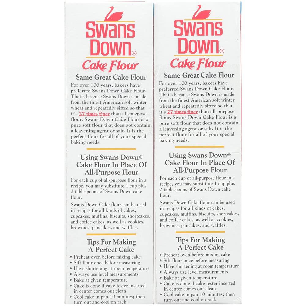 Swans Down Regular Cake Flour, Boxes, 2 Pound (Pack of 2)