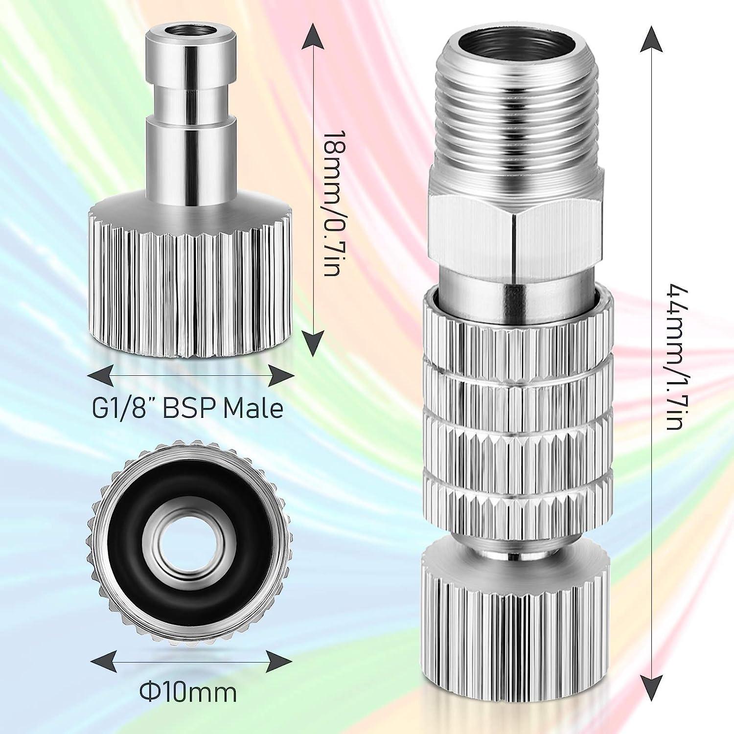 Disconnect Airbrush Quick Hose  Air Control Fitting Adapter - Pneumatic  Tool Parts & Accessories - Aliexpress