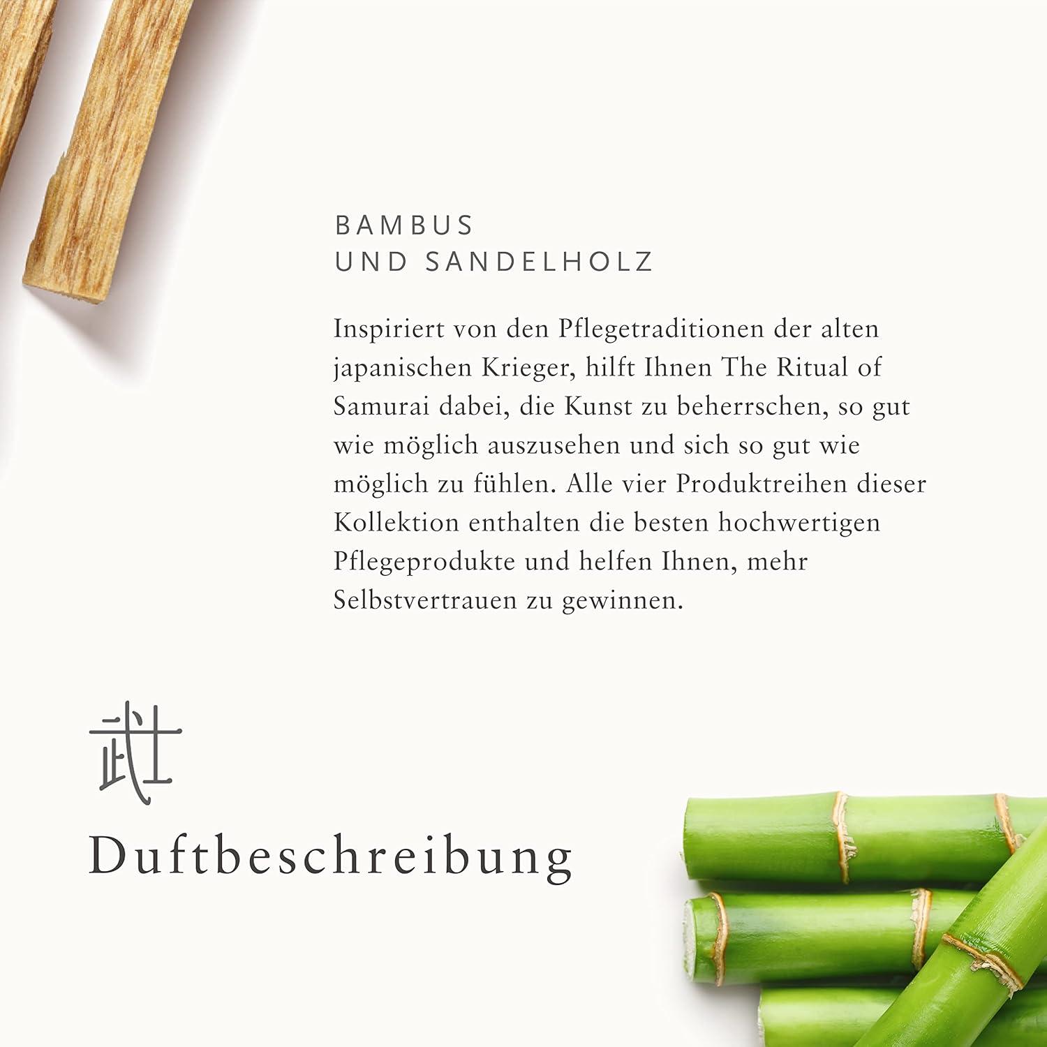 Rituals Samurai Gift Set for Men - M Size | Bamboo Japanese Mint &  Sandalwood | Refreshing Luxury Gift | Buy Now with Express International  Delivery | GoSupps.com