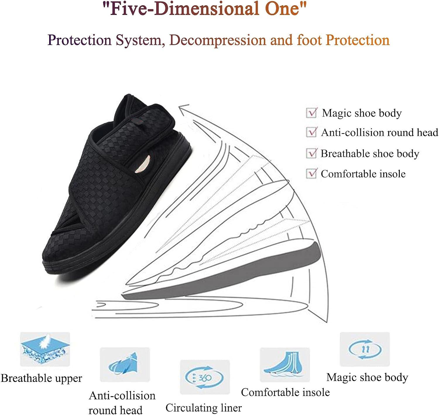 adjustable shoes for edema