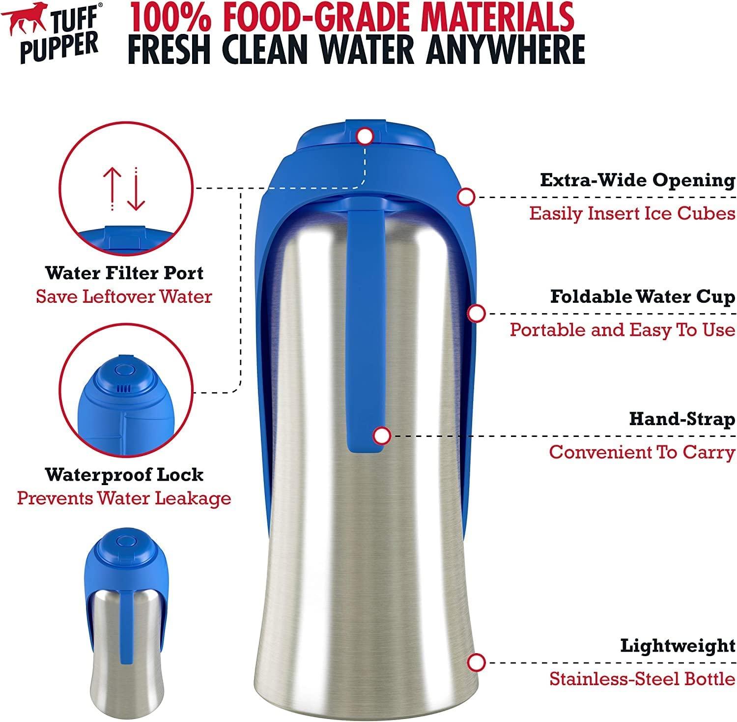 Pet Supplies : Tuff Pupper 100 oz Heavy Duty Insulated Stainless