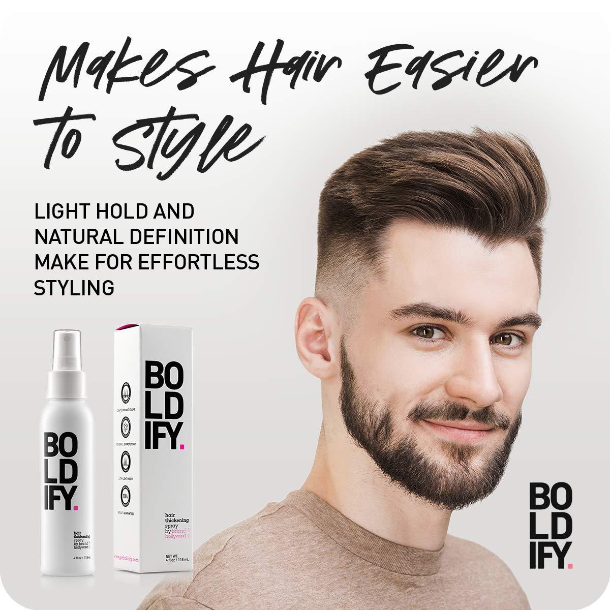 BOLDIFY Hair Thickening Spray Get Thicker Hair in 60 Seconds