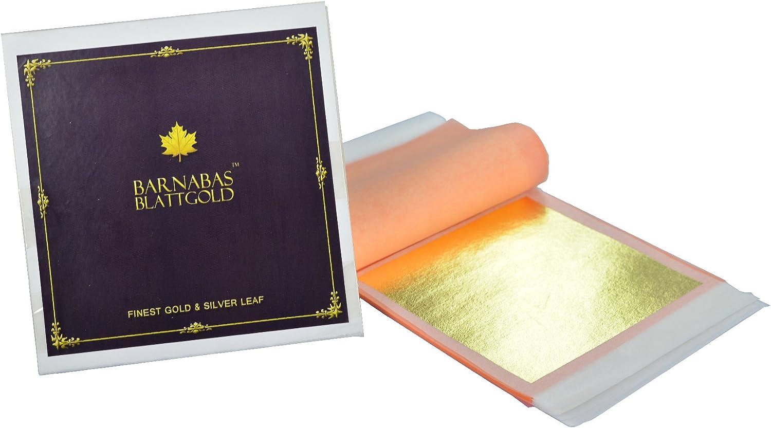 Original 24K 100% Edible Gold Leaf Transfer Sheets - Premium Quality