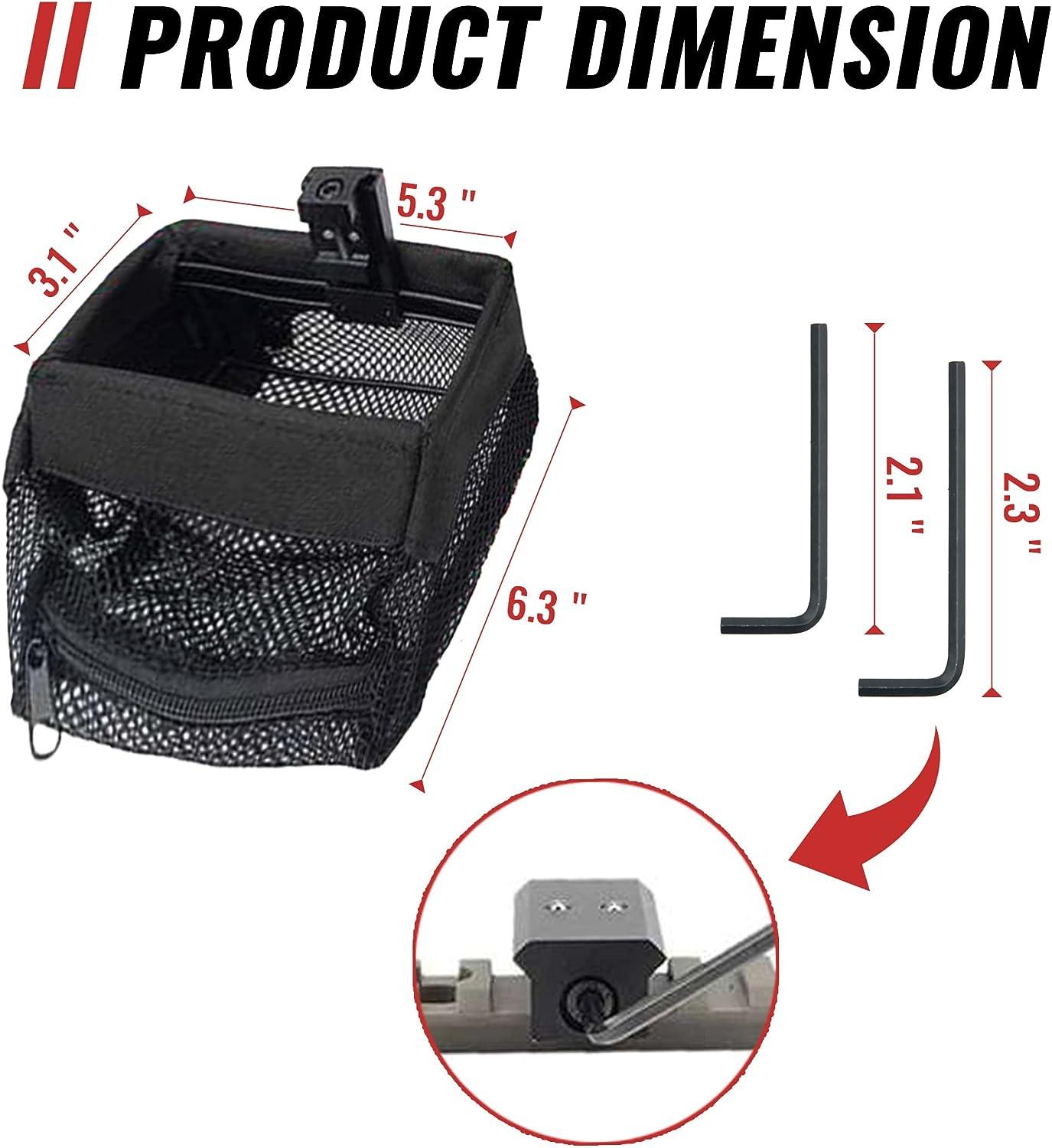 GLORYFIRE Brass Catcher with Heat Resistant Mesh and Zippered Bottom WITH ONE MOUNT