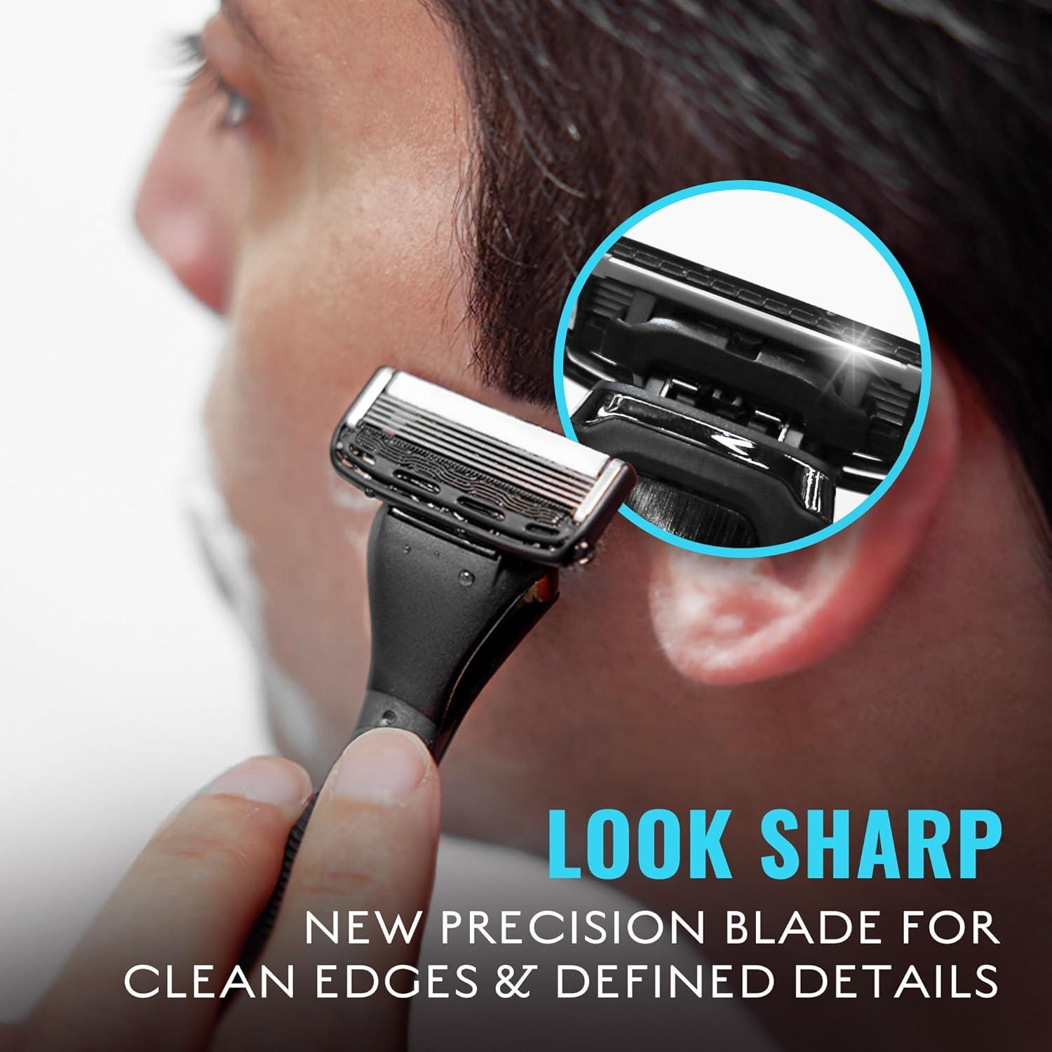 Jeremy's Razors for Men - Precision 5 Razor Blade Refills | 8