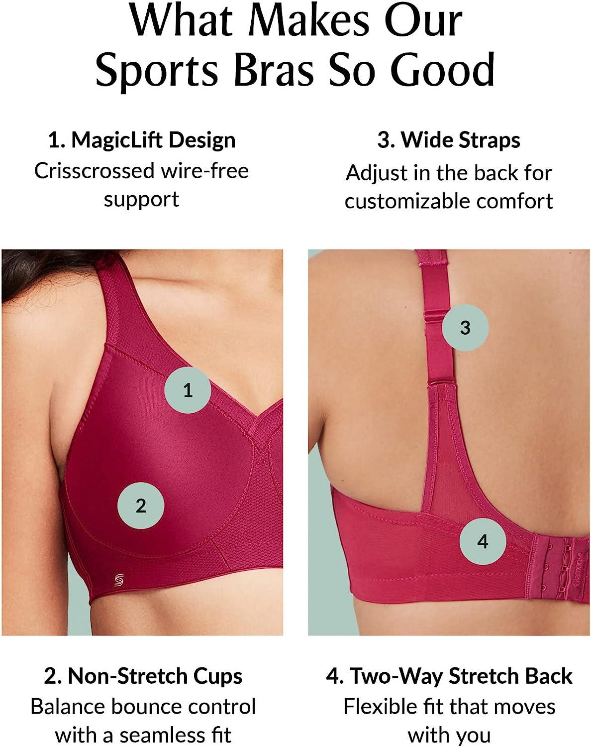 adviicd Plus Size Bras for Women Women's Plus Size MagicLift Support Bra  Wirefree Khaki 38 