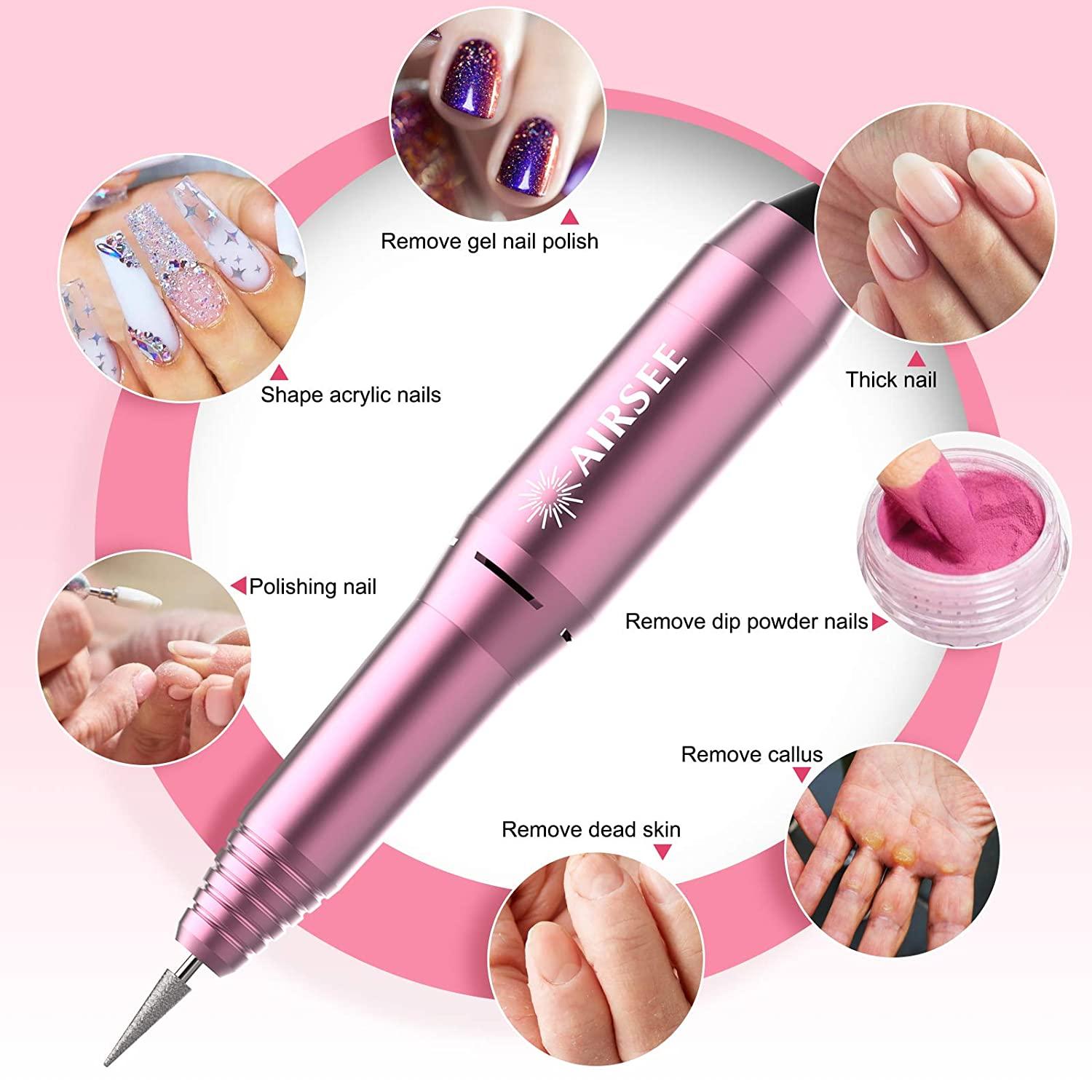 Nail Drill Set ネイルマシン ピンク Nail Drill Set ネイルマシン ピンク Nail Drill Machine