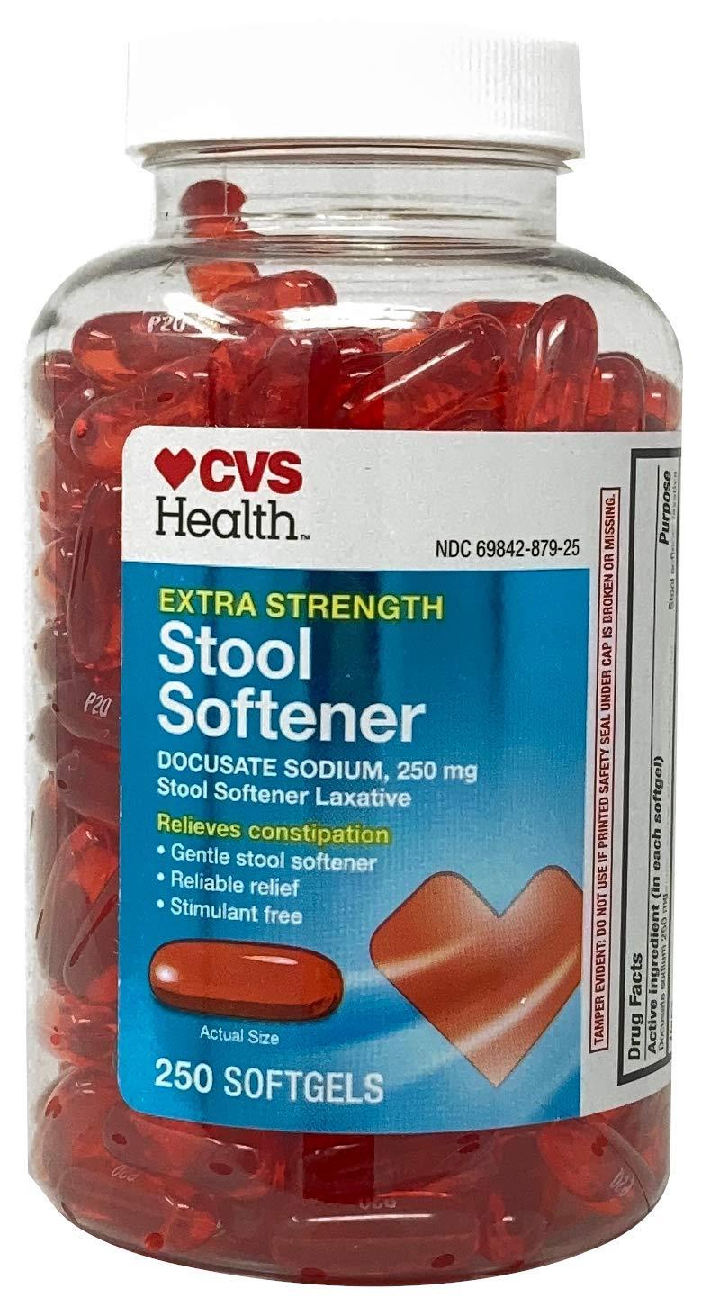 CVS Extra Strength Stool Softener 250 mg Softgels 250 Count