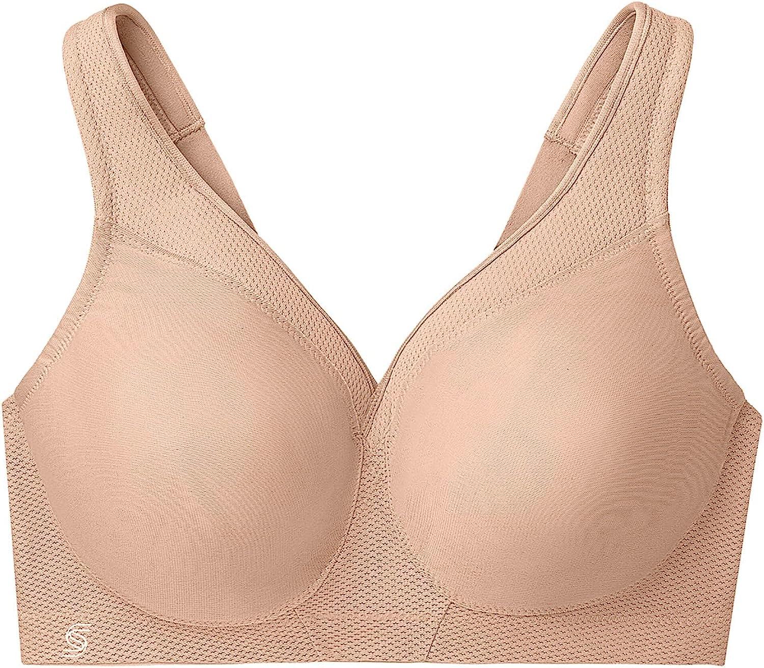 Glamorise Women's Full Figure MagicLift Plus Size Wirefree Sports