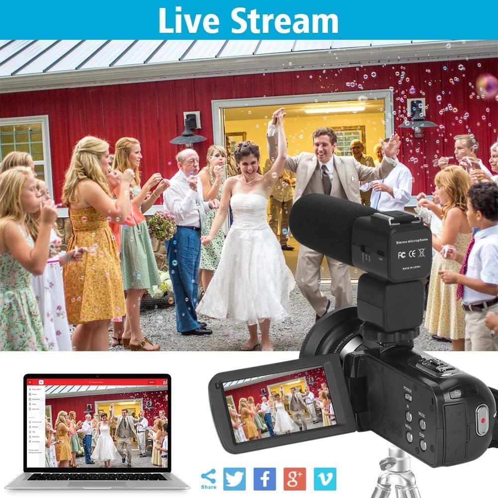 komery k1 56mp 16x zoom 4k video camera camcorder